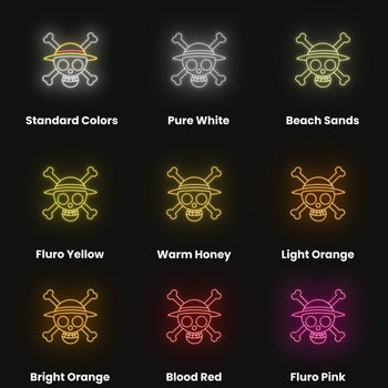 One Piece Skull Neon Sign