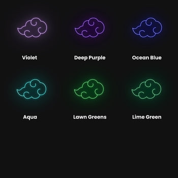 Akatsuki Cloud Logo Neon Sign