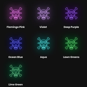 One Piece Skull Neon Sign