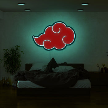Akatsuki Cloud Logo Neon Sign