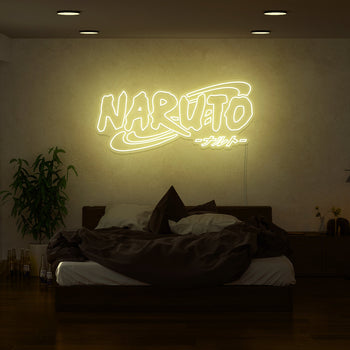 Naruto Logo Neon Sign