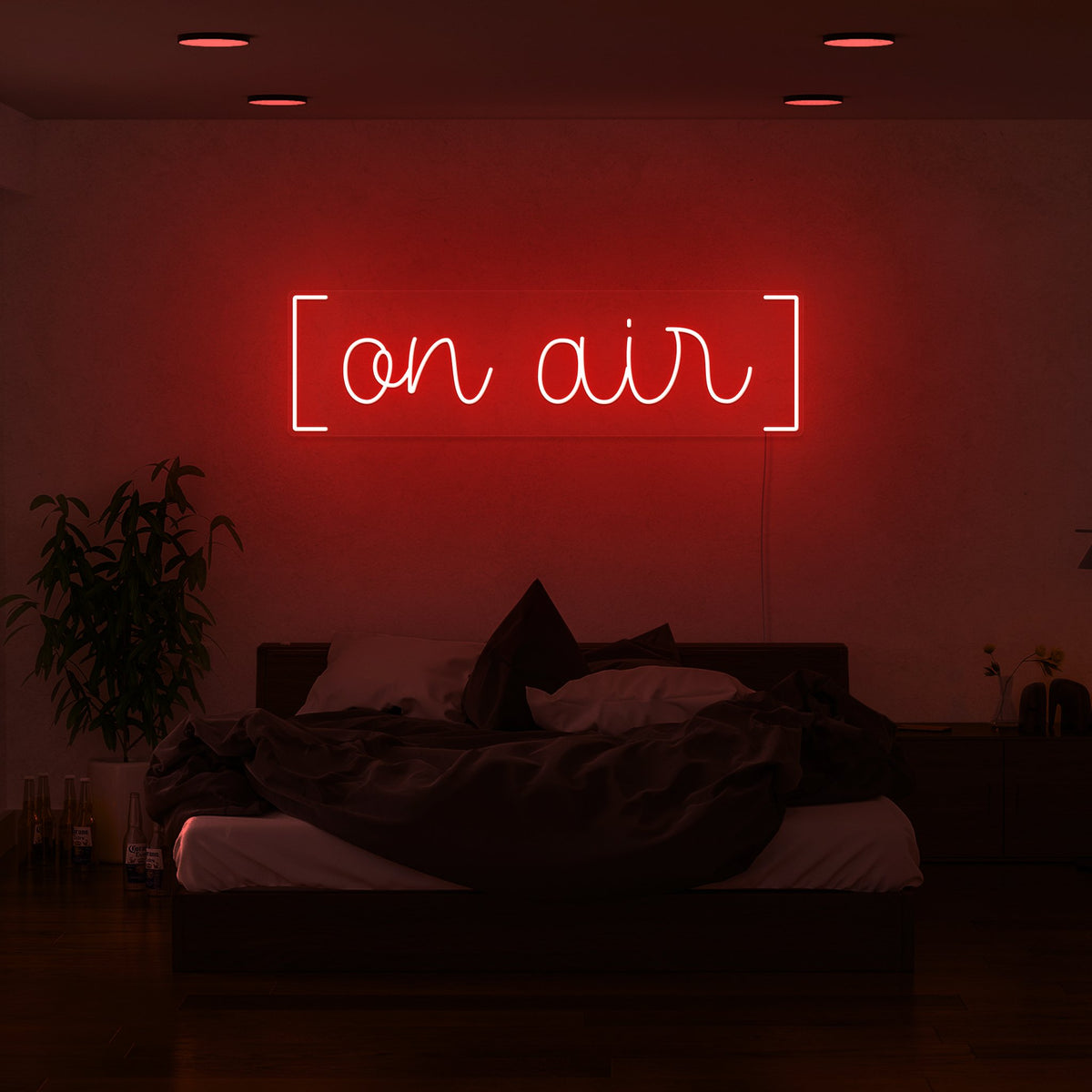 On Air' Glass Neon Sign