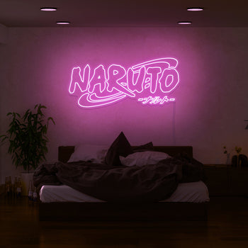 Naruto Logo Neon Sign