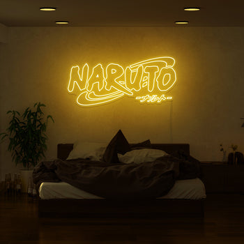 Naruto Logo Neon Sign