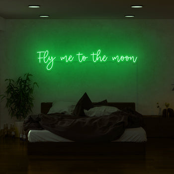 Fly Me To The Moon Neon Sign