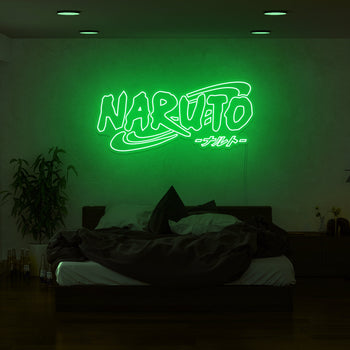 Naruto Logo Neon Sign