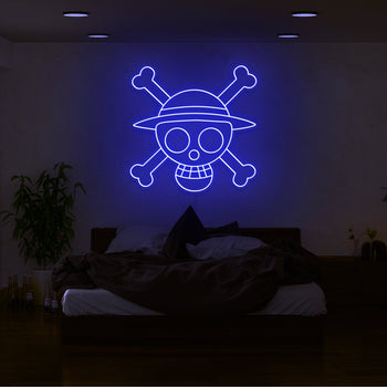 One Piece Skull Neon Sign
