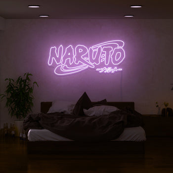 Naruto Logo Neon Sign