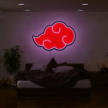 Akatsuki Cloud Logo Neon Sign