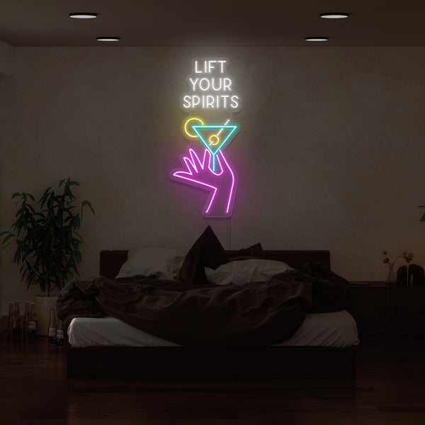 Lift Your Spirits Neon Sign