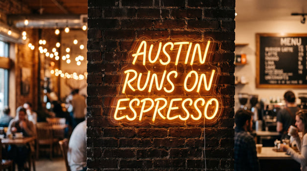 Coffee Shop Neon Sign Ideas: Drive Cafe Foot Traffic & Shares