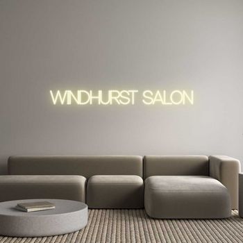 Custom Neon: WINDHURST SALON