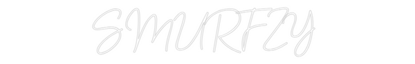 Custom Neon: SMURFZY