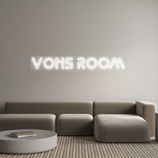 Custom Neon: Vons room