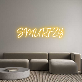 Custom Neon: SMURFZY