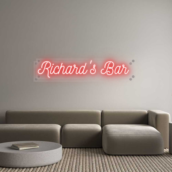 Custom Neon: Richard's Bar