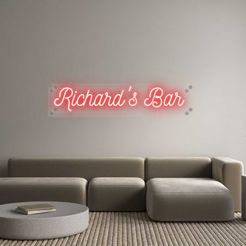 Custom Neon: Richard's Bar