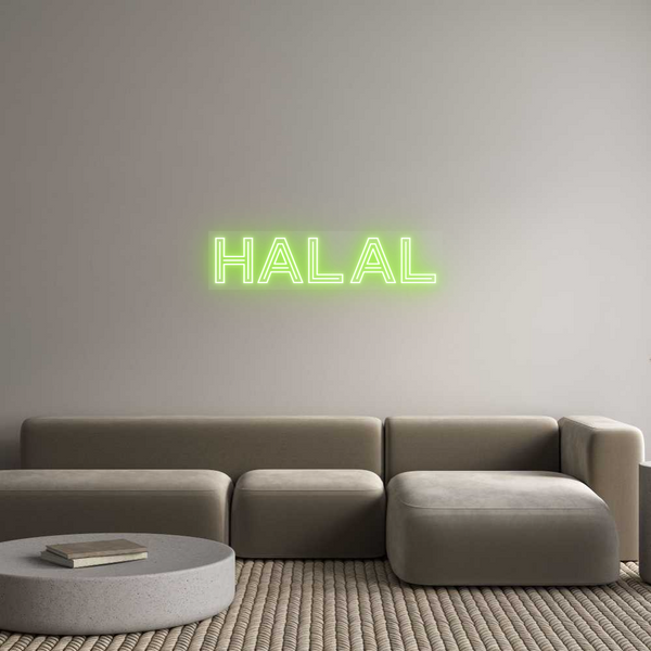 Custom Neon: HALAL