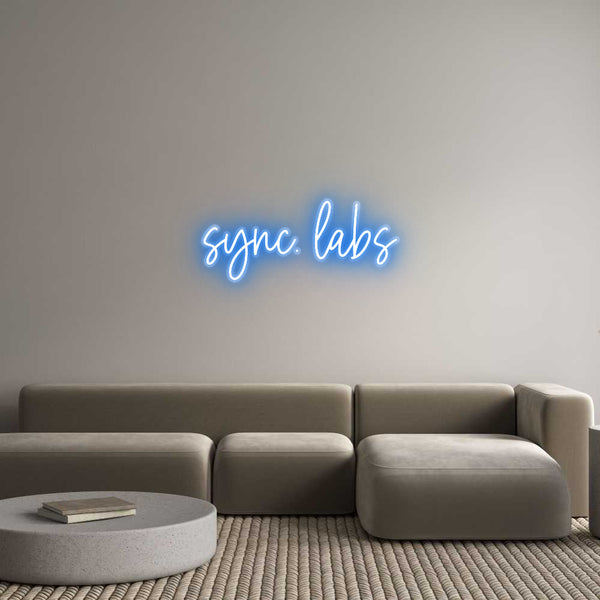 Custom Neon: sync. labs