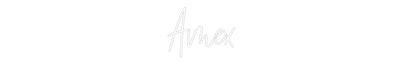 Custom Neon: Amex