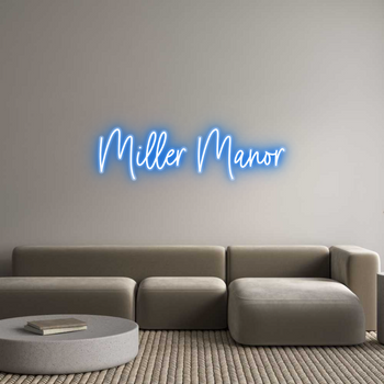 Custom Neon: Miller Manor