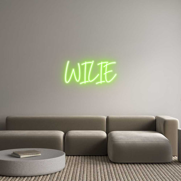 Custom Neon: WILIE