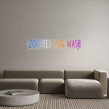 Custom Neon: zoomies dog w...