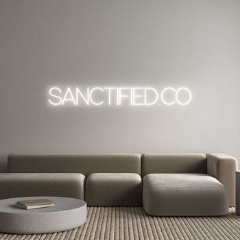 Custom Neon: SANCTIFIED.CO