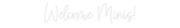 Custom Neon: Welcome Minis!