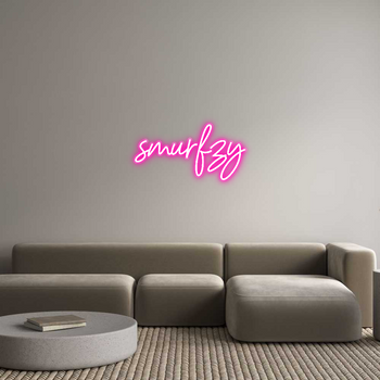 Custom Neon: smurfzy