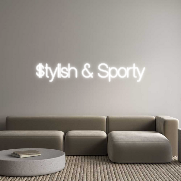Custom Neon: $tylish & Spo...