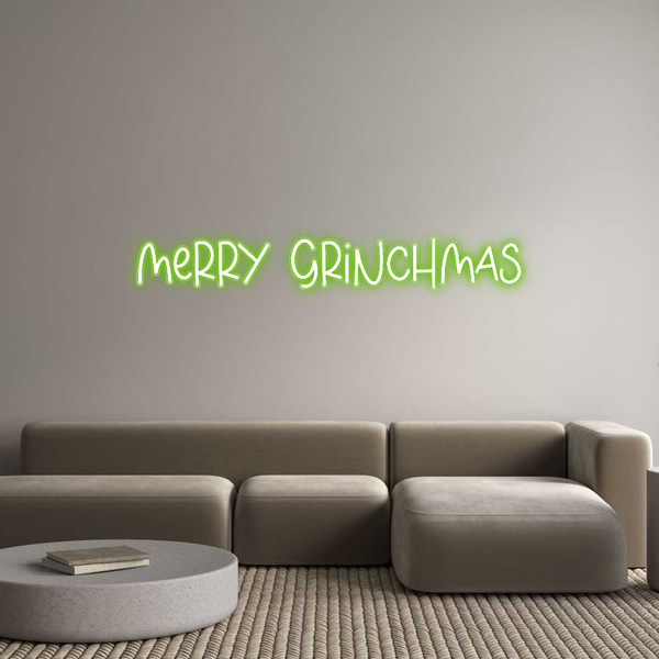 Custom Neon: Merry Grinchmas