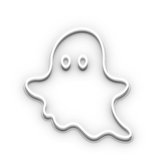 Ghost Neon Sign (Spooky Edition)