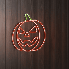 Pumpkin Neon Sign (Spooky Edition)