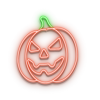 Pumpkin Neon Sign (Spooky Edition)