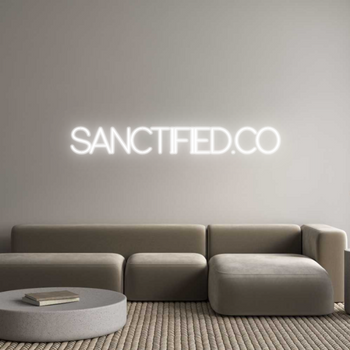 Custom Neon: SANCTIFIED.CO