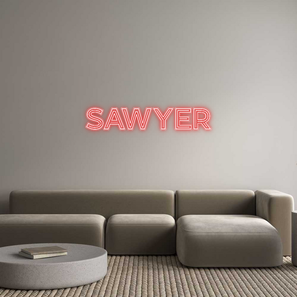 Custom Neon: Sawyer