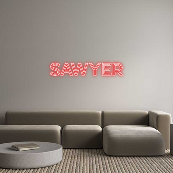 Custom Neon: Sawyer