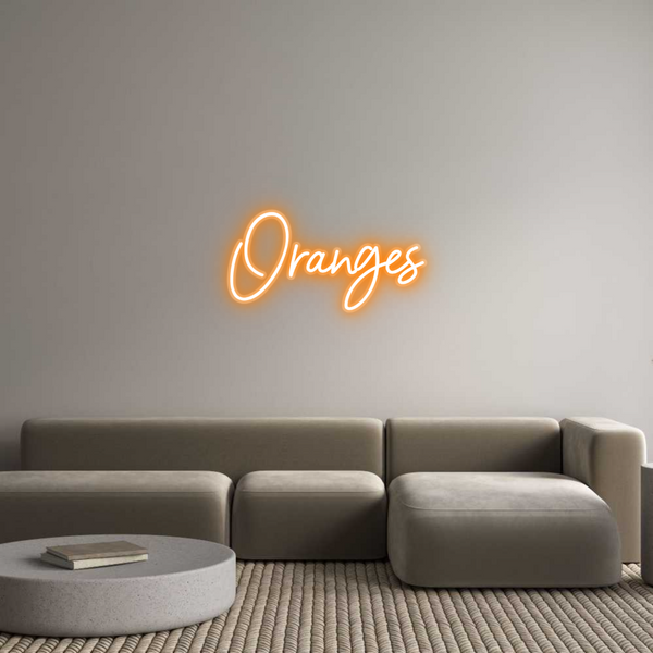 Custom Neon: Oranges