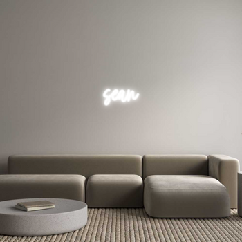 Custom Neon: sean