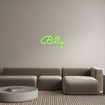 Custom Neon: Billy