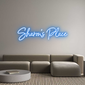 Custom Neon: Sharon's Place