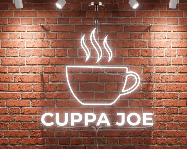Cuppa Joe Neon Sign