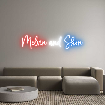 Custom Neon: Melvin and Shon