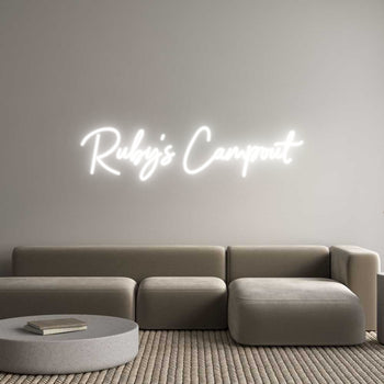 Custom Neon: Ruby's Campout