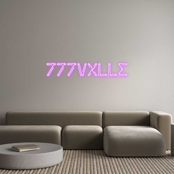 Custom Neon: 777Vxlle
