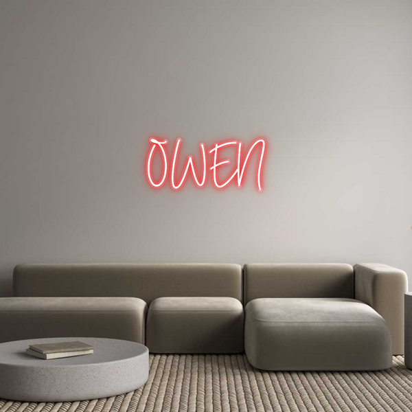 Custom Neon: OWEN