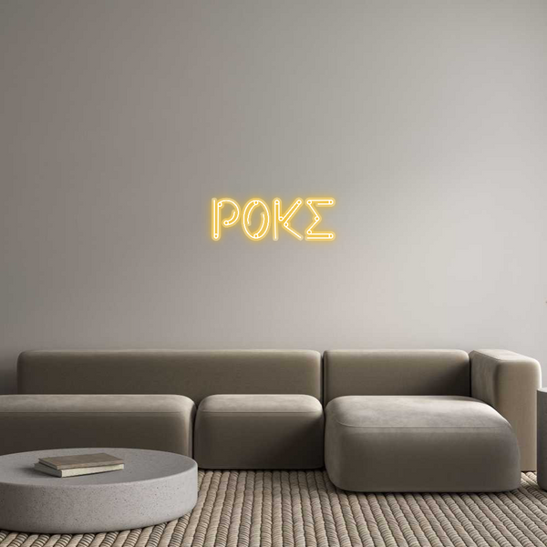 Custom Neon: Poke
