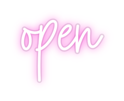Custom Neon: open