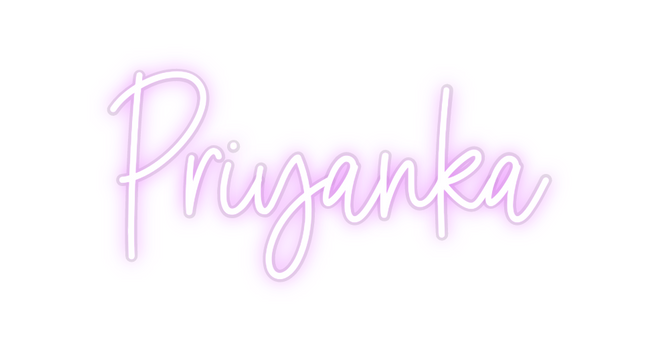 Custom Neon: Priyanka